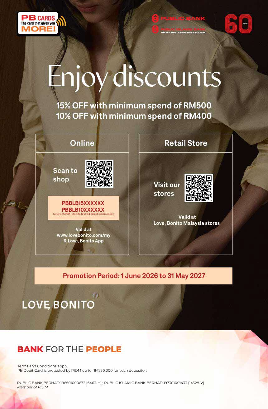 PB Privileges @ Love Bonito