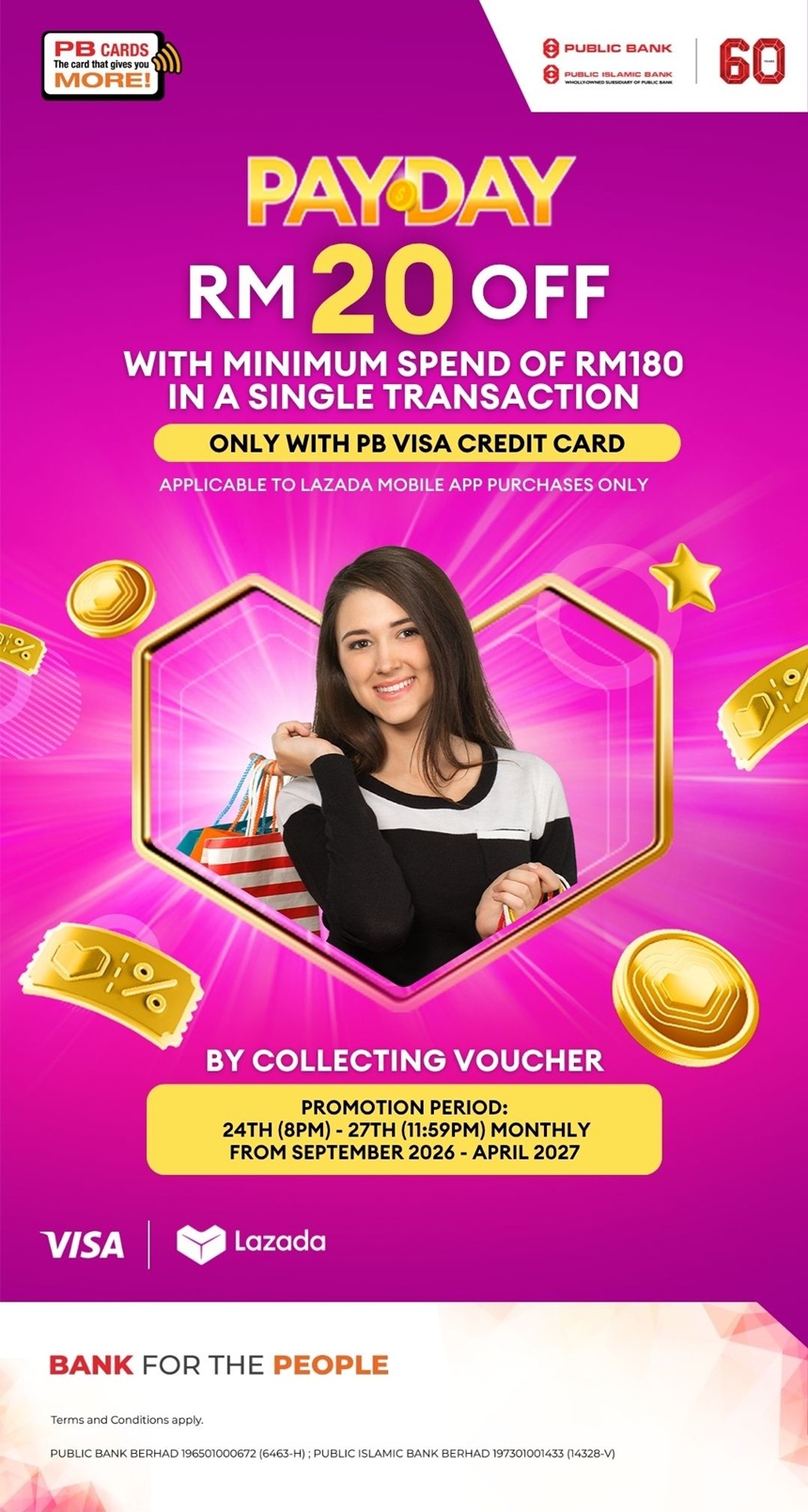 Lazada PayDay with PB Visa Credit Card